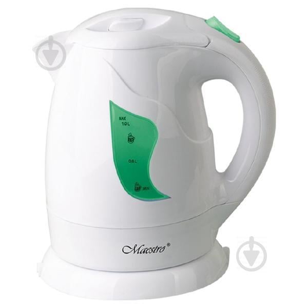 Электрочайник Maestro 1 л White/Green (MR-011)