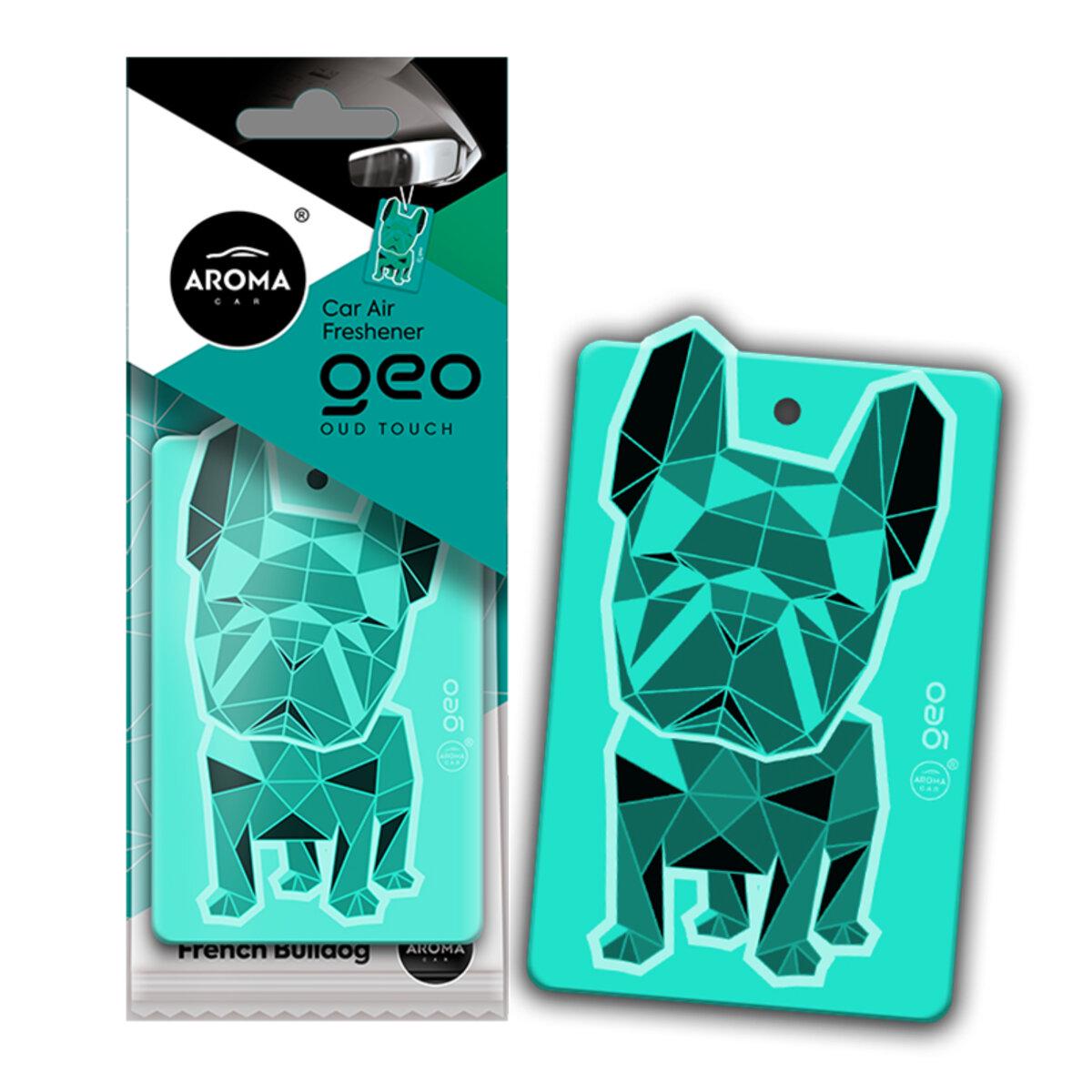 Ароматизатор Aroma Car Cellulose Geo Dog - Turquoise Oud Touch Ароматизатор Aroma Car Cellulose Geo Dog - Turquoise Oud Touch