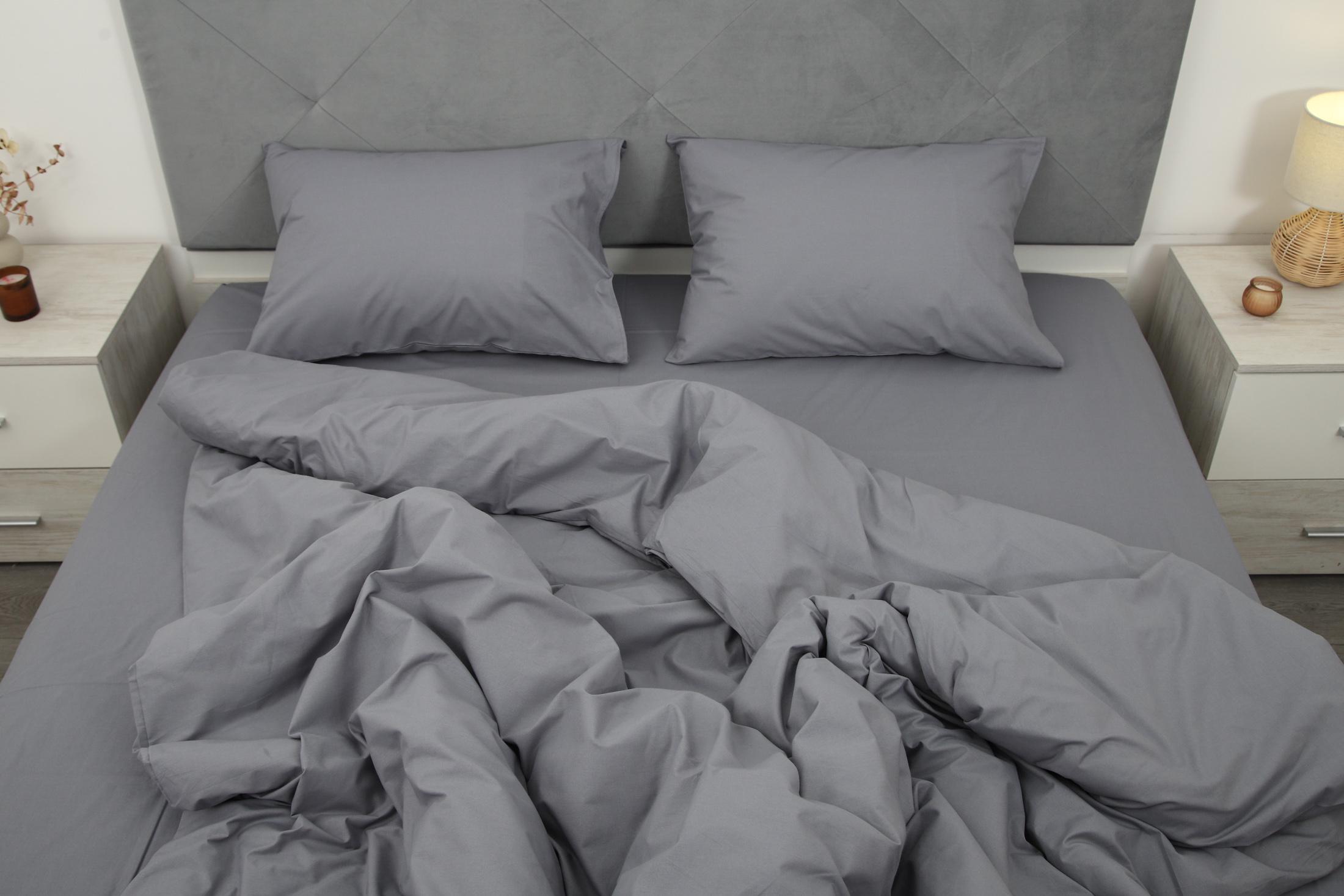 Комплект постельного белья евро Amore 4304 ранфорс Темно-серый (KPB-Ae-R-4304(50x70)_) - фото 3 Комплект постельного белья евро Amore 4304 ранфорс Темно-серый (KPB-Ae-R-4304(50x70)_) - фото 3