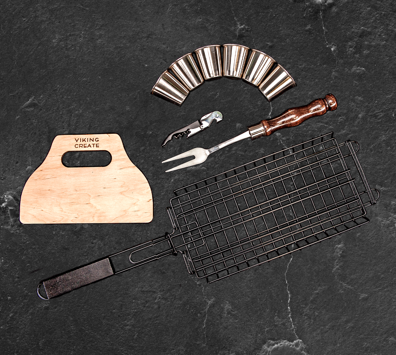 Набір для BBQ шампура у дерев'яному кейсі (2573867941) - фото 3 Набір для BBQ шампура у дерев'яному кейсі (2573867941) - фото 3