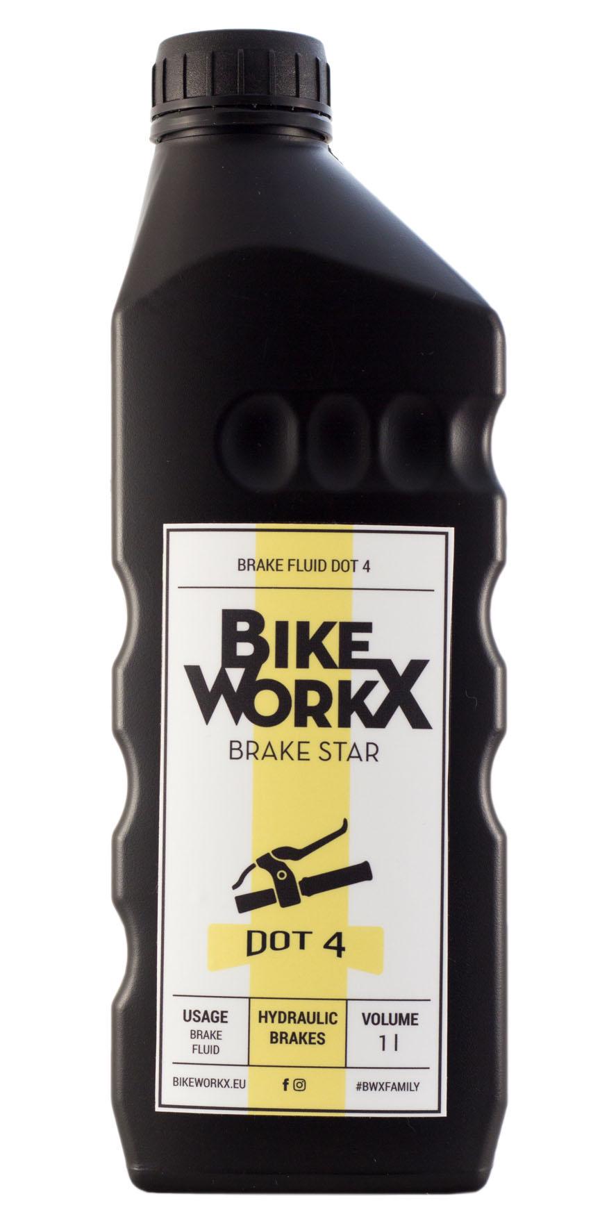 Тормозная жидкость BikeWorkх Brake Star DOT 4 1 л
