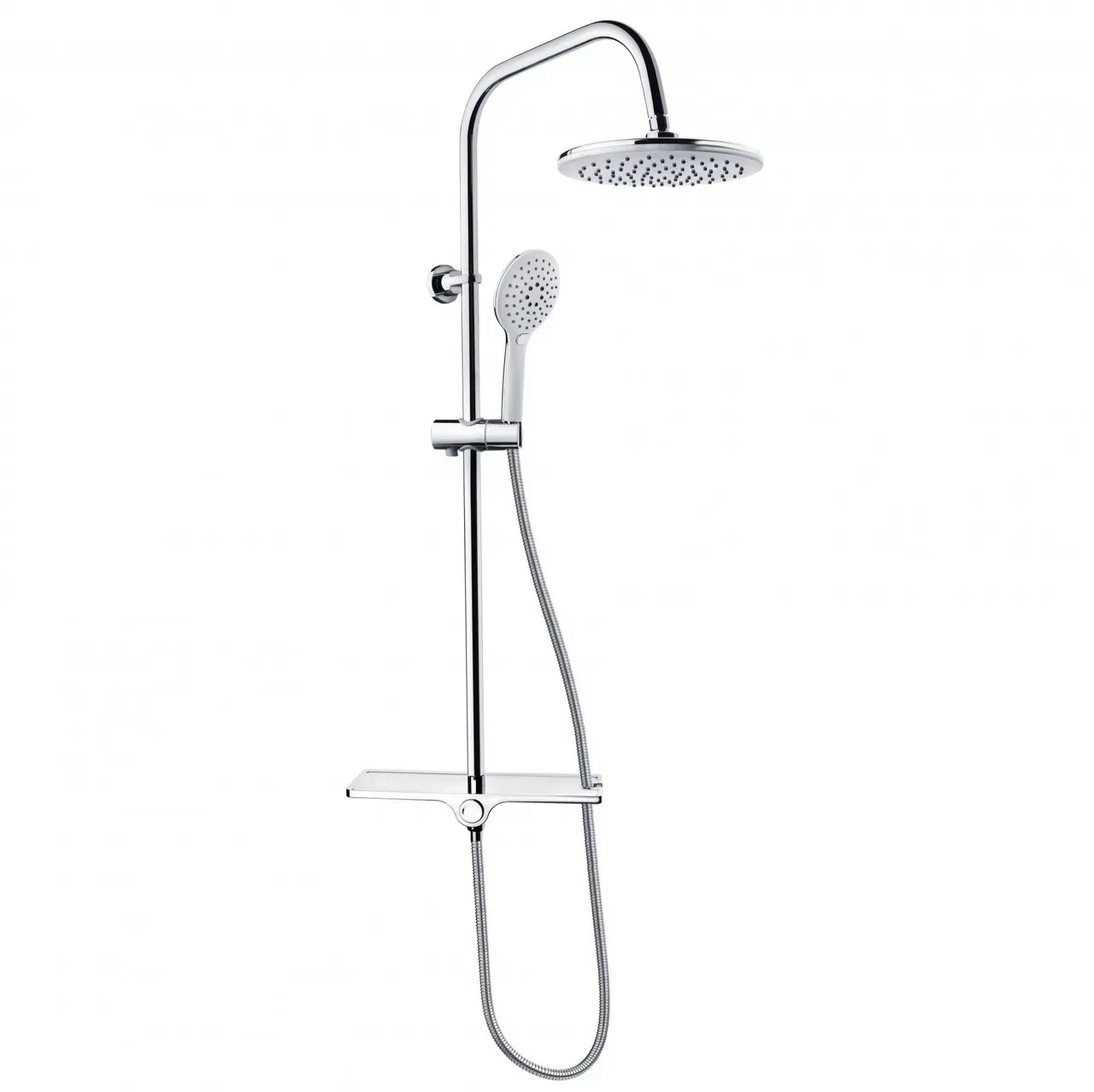 Колонна для душа Perla Splash без смесителя с аксессуарами Хром (PSF2001) Колонна для душа Perla Splash без смесителя с аксессуарами Хром (PSF2001)