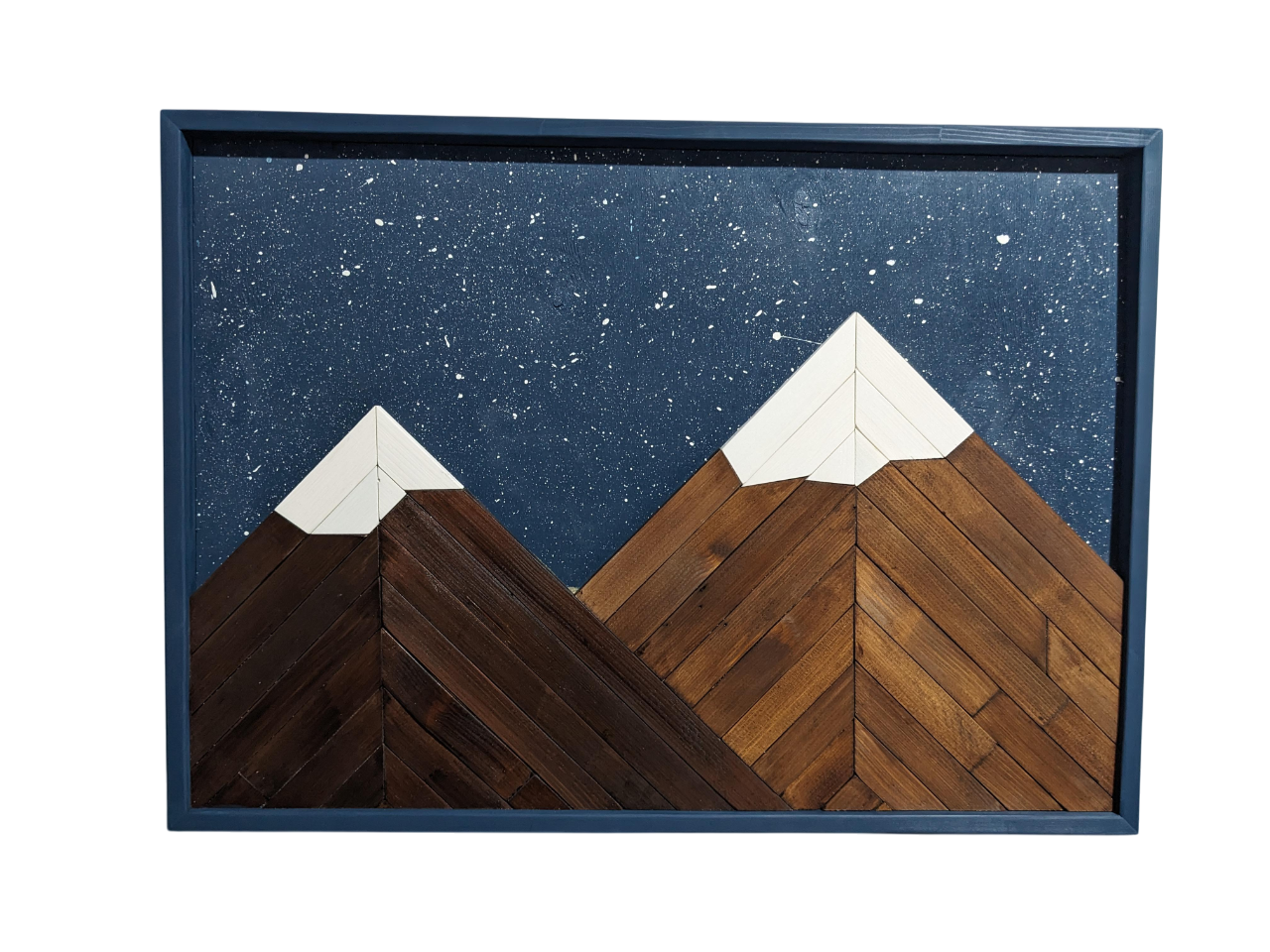 Декоративне пано настінне Величні Гори з дерева 66х48х2,8 см (24344251)