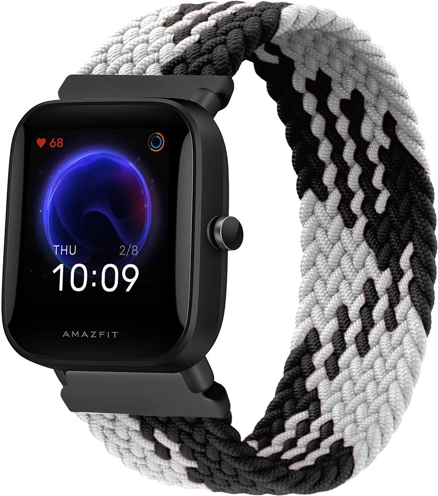 Ремінець Solo Loop Multi для Amazfit Bip U Pro (135 мм) Black White (23428-1E) Ремінець Solo Loop Multi для Amazfit Bip U Pro (135 мм) Black White (23428-1E)