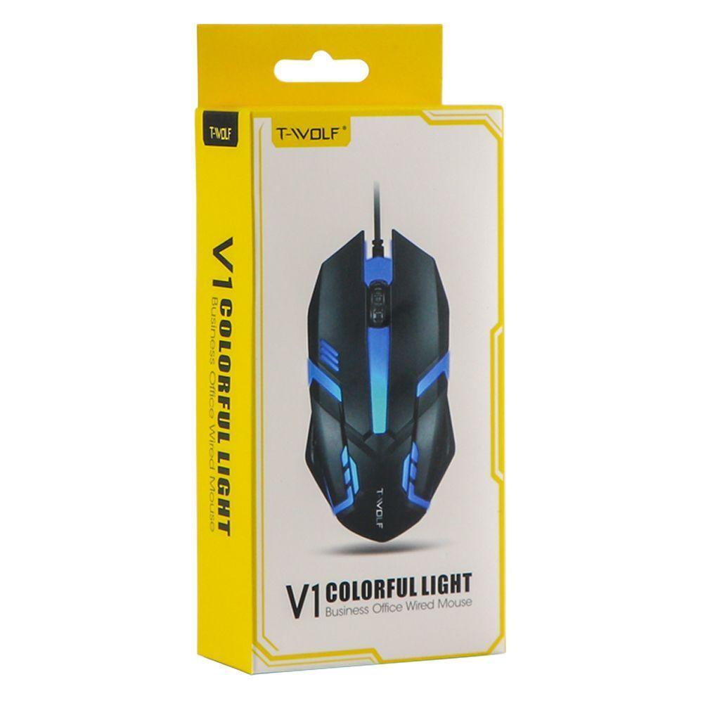 Компьютерная мышка TWolf V1 USB Черный (3001629102) - фото 2