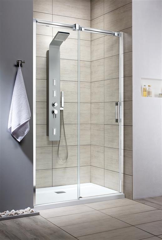 Боковая стенка к двери Espera DWJ 550x2000 Хром/Прозрачный (380212-01L)