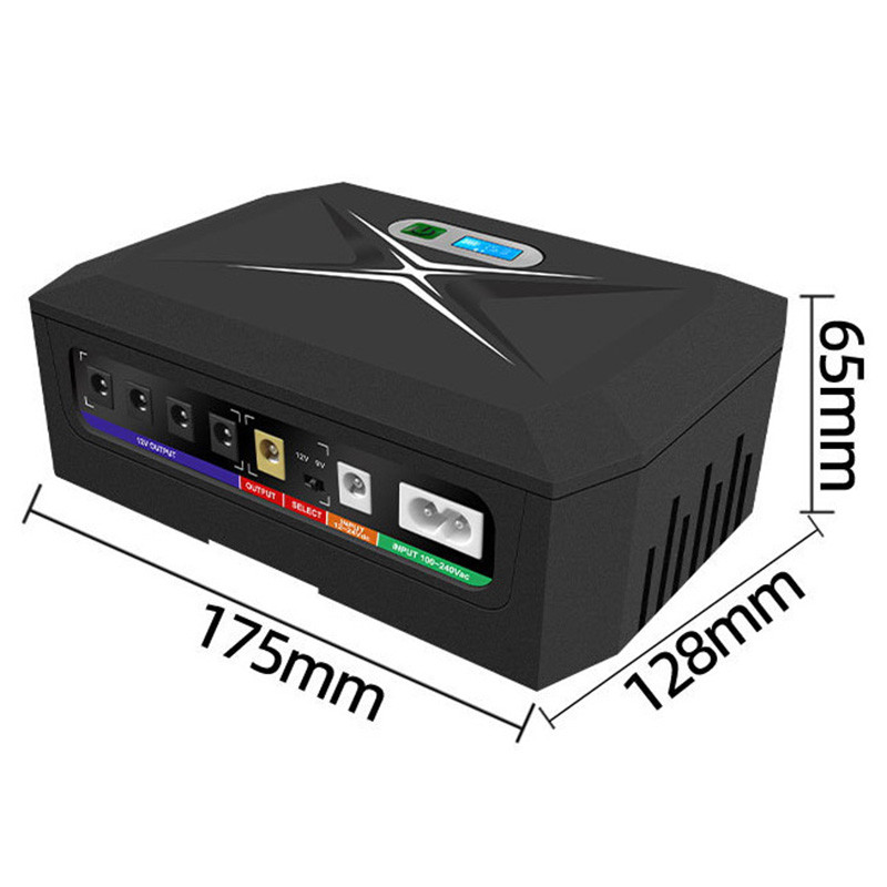 Источник бесперебойного питания для роутера DC2060P/DCP60W 20800 mAh DC 5,5x2,5 мм 4x12V 5A/9-12V/5V (DC2060PK) - фото 3