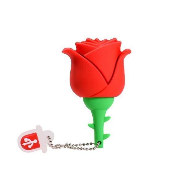 Флешка USB 2.0 Роза 16 Gb Red (1565943098)