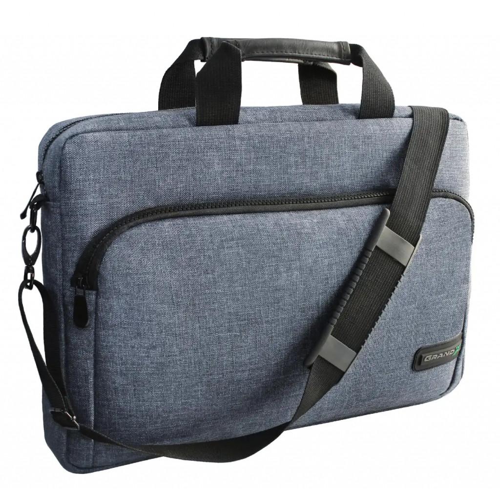 Сумка для ноутбука Grand-X SB-148 soft pocket 14'' Blue/Gray (SB-148J) - фото 1