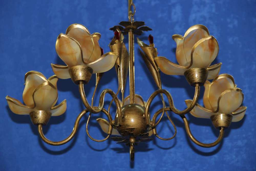 Люстра с плафонами Ray L88820/5 GB (IR005873) Люстра с плафонами Ray L88820/5 GB (IR005873)