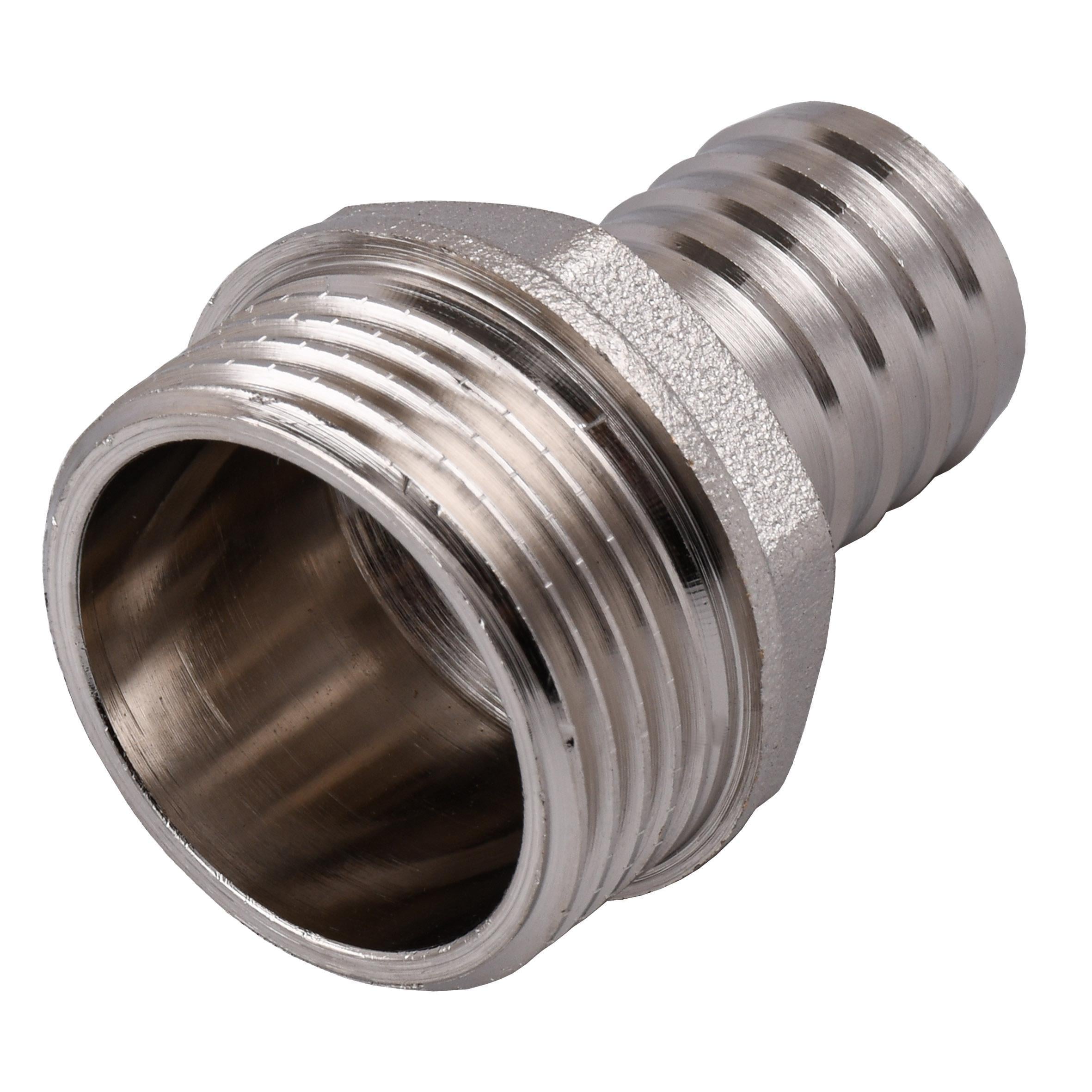 Штуцер Optimum NU5J2S 1″С 20 мм никелированный (000030855)