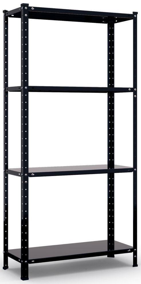 Стеллаж Меткас РЕК-3 35 кг/полку 4 полки металлический 1500x750x300 мм (3DPanda-REK3)