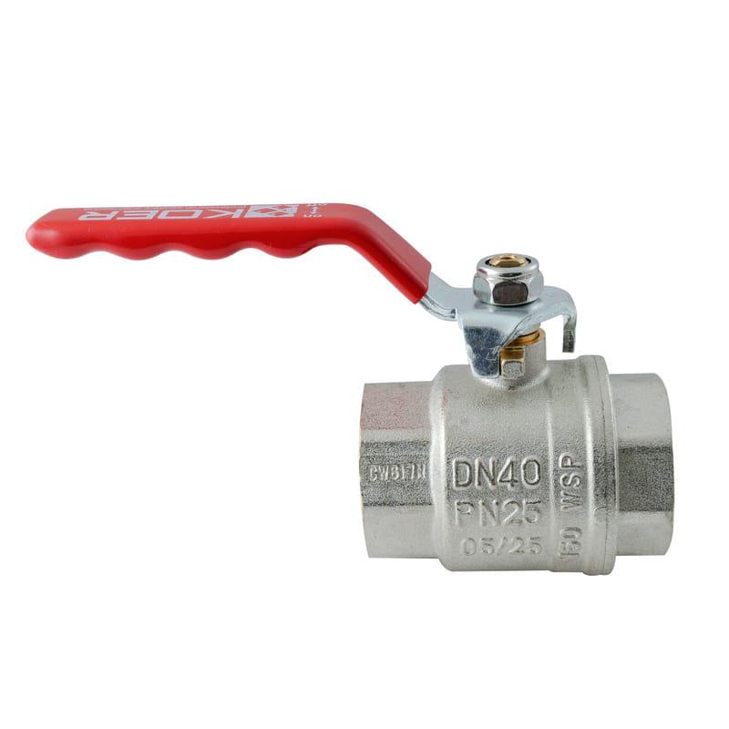 Кран шаровой KOER Extreme KE.214-40 1 1/2" ВВ прямой латунь (KR5748)