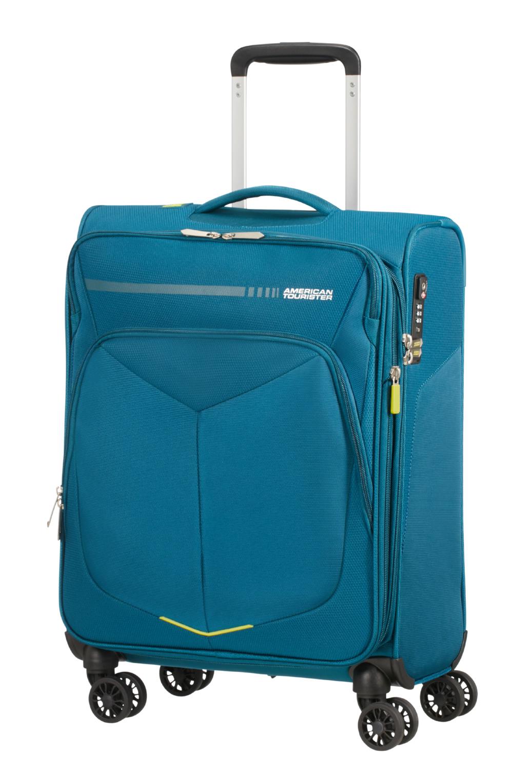 Валіза з розширенням American Tourister Summerfunk 55x40x23/25 см Блакитний (78G-51003) - фото 4