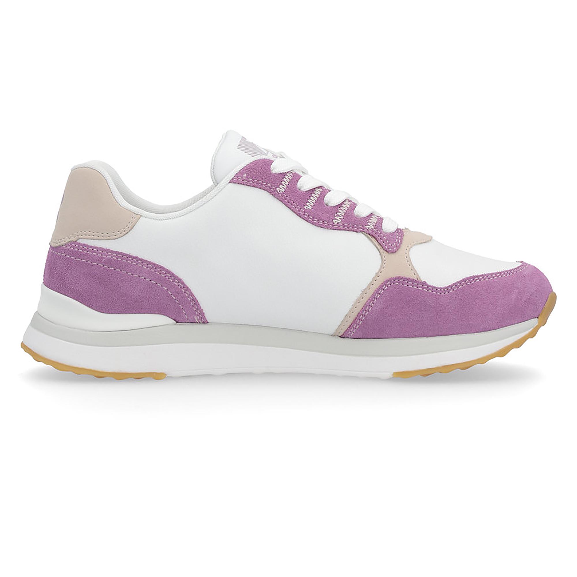 Кросівки жіночі осінні RIEKER Evolution р. 38 Білий/Пурпурний/Сірий (035525-38) - фото 7