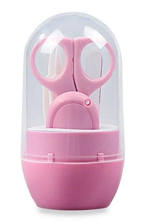 Манікюрний набір 4 од. у футлярі Mommy Bag Рожевий (142508)