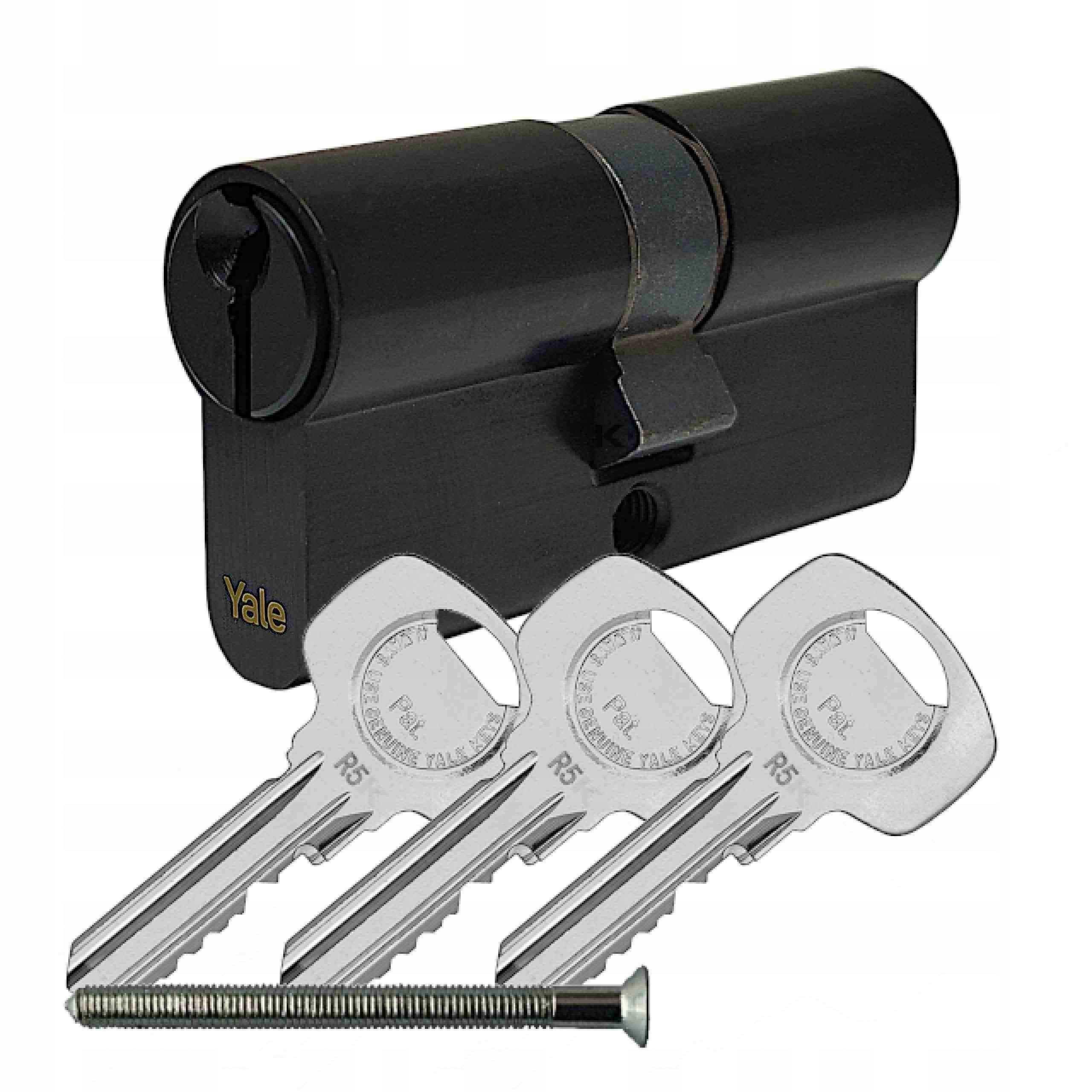 Серцевина YALE 500 30х40 мм ключ/ключ 70 мм 3 ключі Чорний (Y500-30/40bl) - фото 3 Серцевина YALE 500 30х40 мм ключ/ключ 70 мм 3 ключі Чорний (Y500-30/40bl) - фото 3