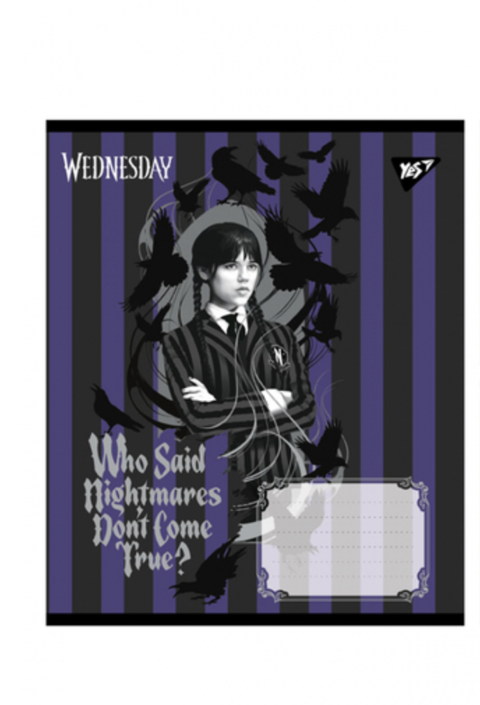 Тетрадь ученическая YES Wednesday: Таинственные уроки А5/18 кл. (768267) Тетрадь ученическая YES Wednesday: Таинственные уроки А5/18 кл. (768267)