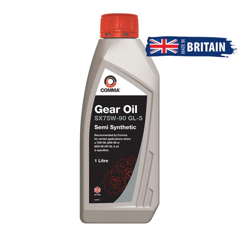 Трансмісійна олія Comma Sx75w-90 Gear Oil Gl5 1 л (45428)