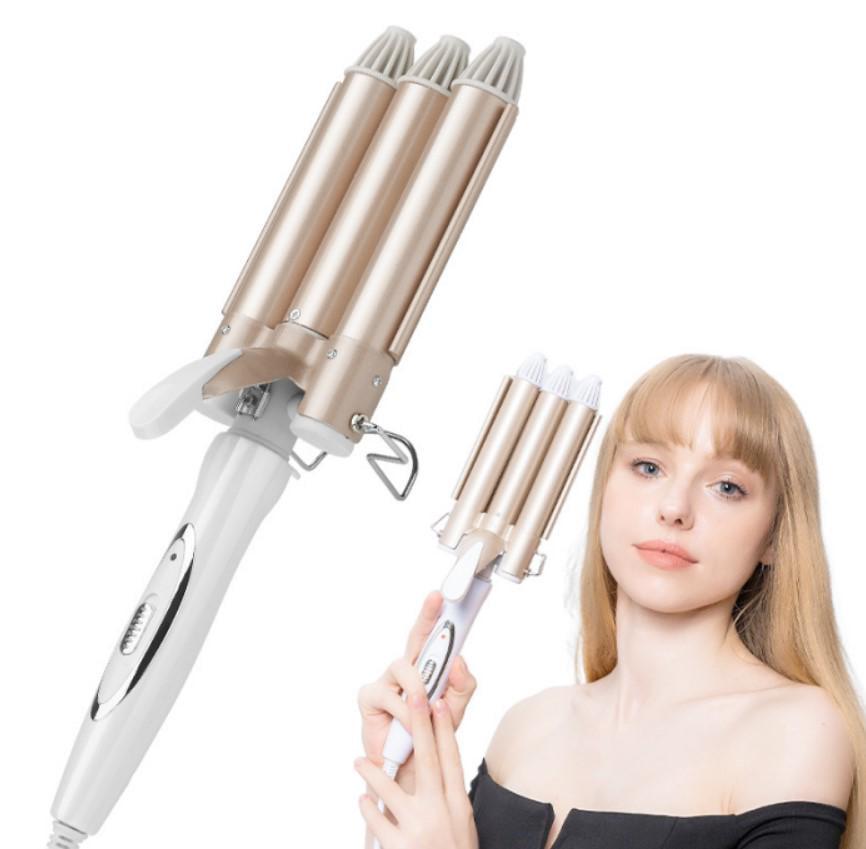 Плойка для волосся Gemei GM 1988-25 3-хвилі з керамічним покриттям 45 Вт (2390000040) - фото 15