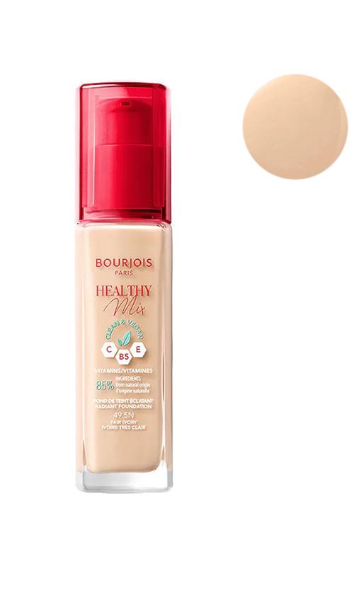 Тональна основа Bourjois Healthy Mix Clean & Vegan зволожувальна 49,5N Fair Ivory (32682) - фото 1