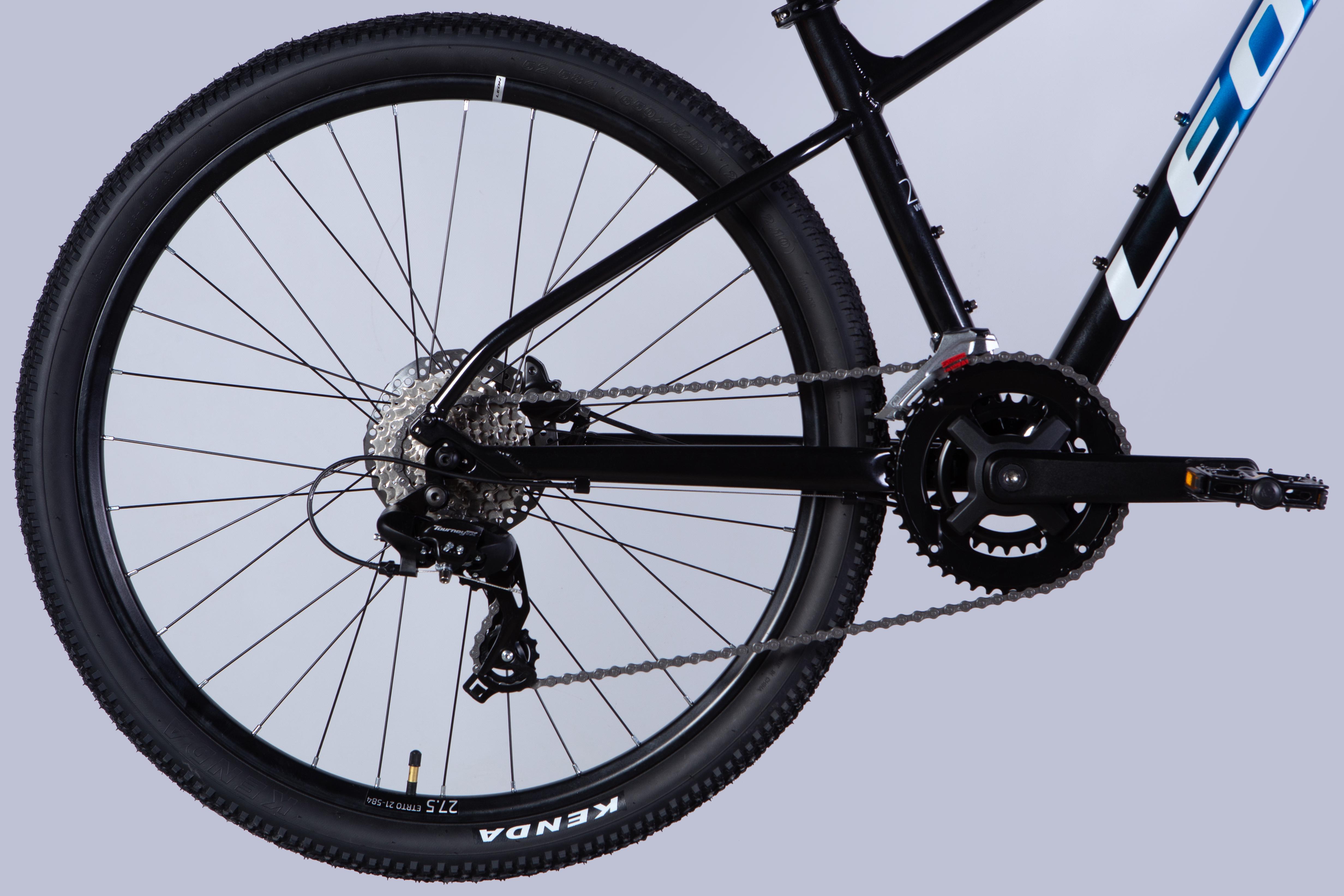 Велосипед Leon 2025 XC 100 HDD AL 27,5" рама 16" Синий с черным (OPS-LN-27,5-042) - фото 6 Велосипед Leon 2025 XC 100 HDD AL 27,5" рама 16" Синий с черным (OPS-LN-27,5-042) - фото 6