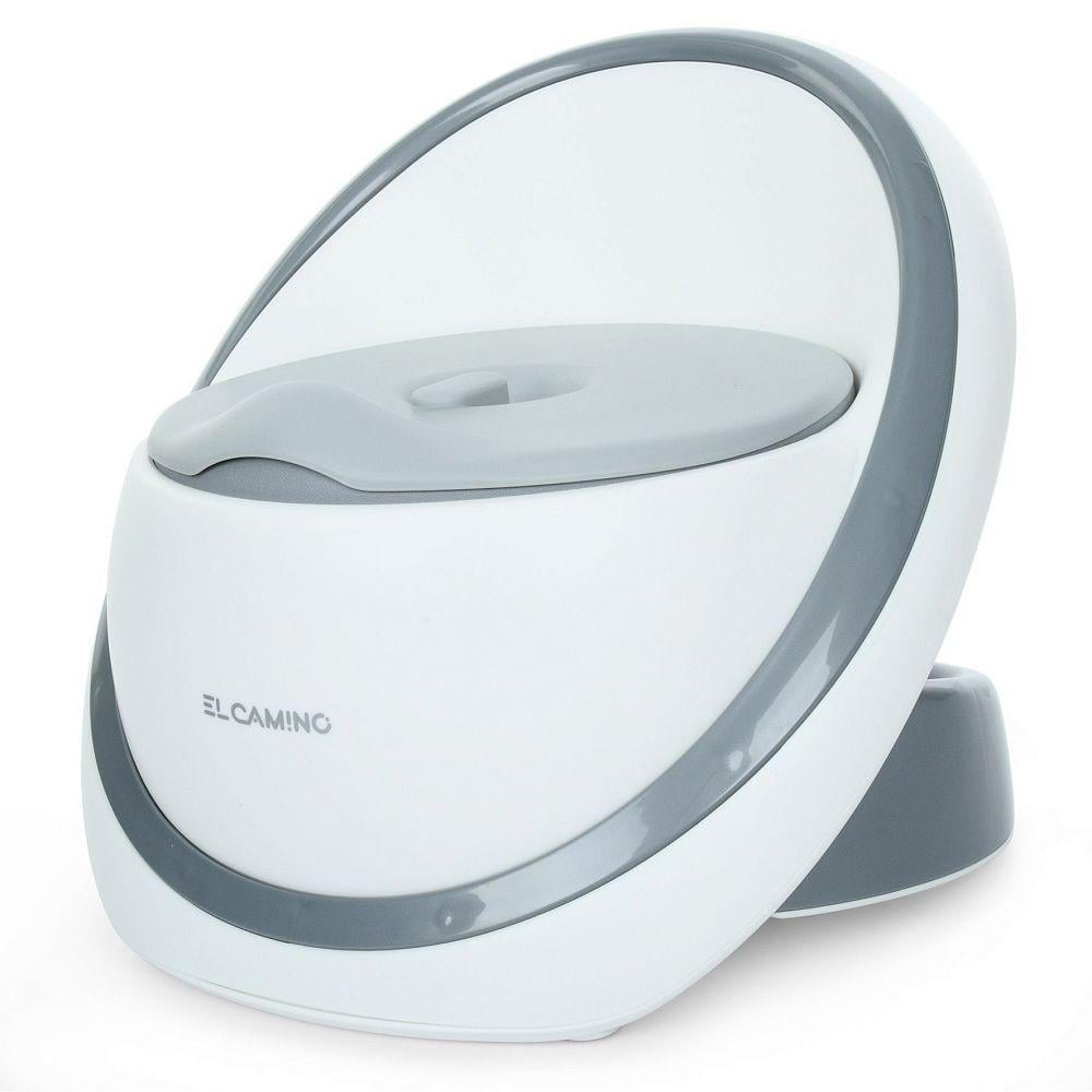 Горщик дитячий з м'яким сидінням El Camino EGG POTTY ME 1143 знімний резервуар/кришка Gray (ME 1143-1)