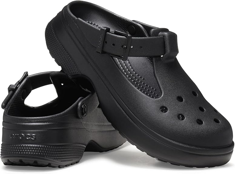 Сабо жіночі Crocs Classic Mary Jane р. 38-39 Чорний (19827)