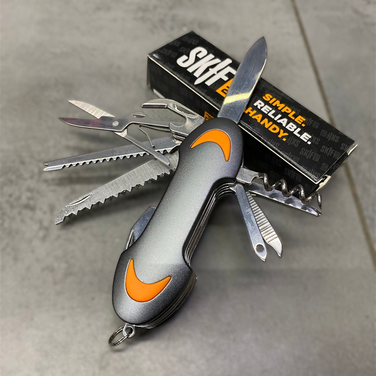 Нож многофункциональный Skif Plus Smiley 14 инструментов (1738674286) Нож многофункциональный Skif Plus Smiley 14 инструментов (1738674286)