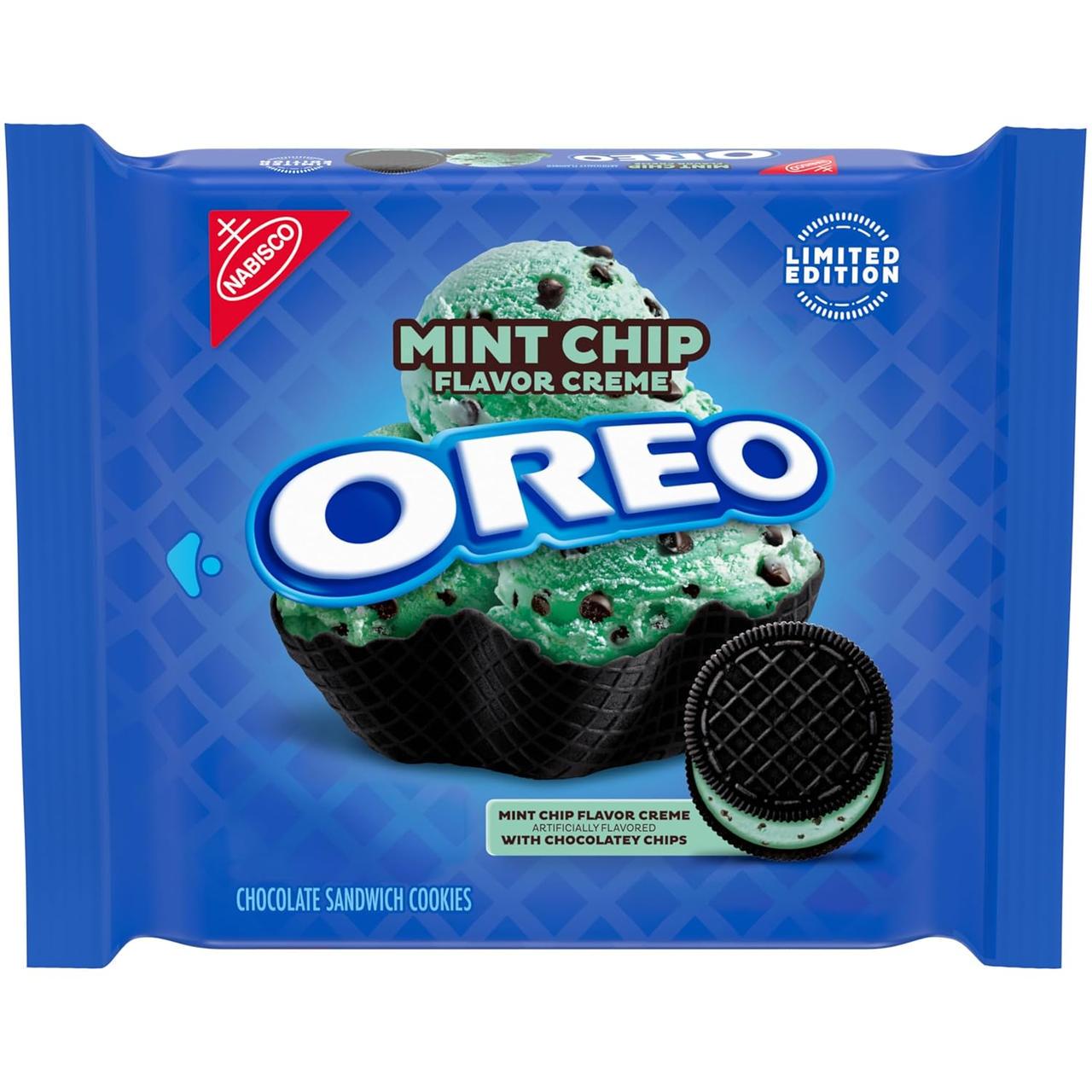 Печиво OREO Mint Chip Chocolate Sandwich Cookies Limited Edition 302 г (2342607619)