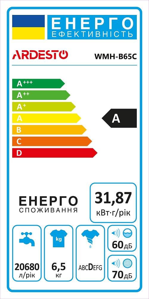 Пральна машина Ardesto (WMH-B65C) - фото 10