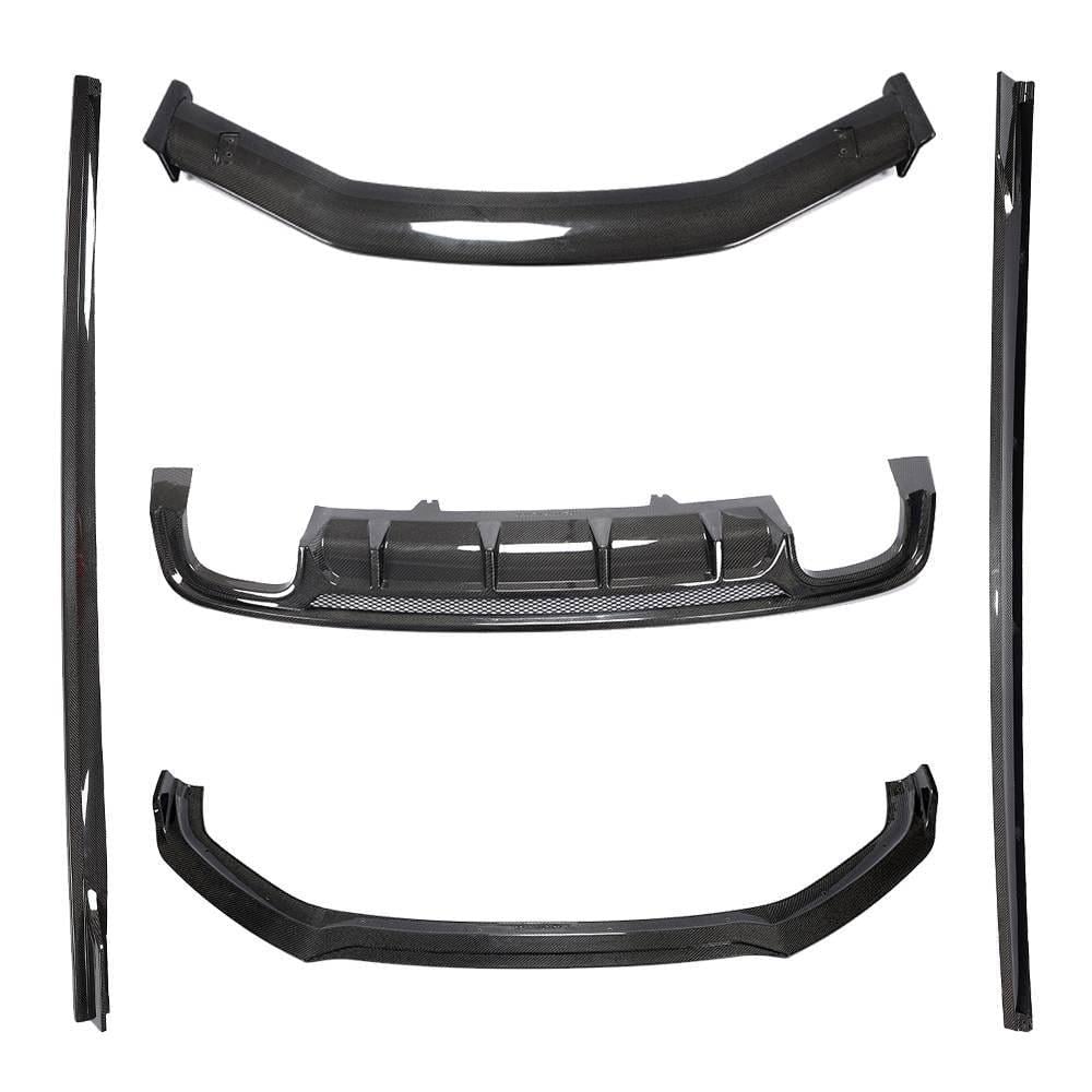 Комплект обвеса DDCarbon S-Line 2016-2019 для Audi A5 2016-2025 натуральный карбон