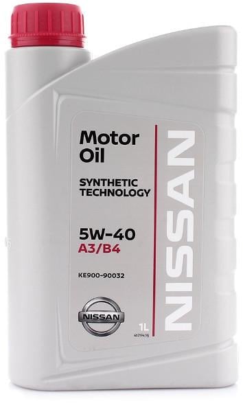 Моторное масло Nissan Motor Oil 5W40 1 л (38296398)