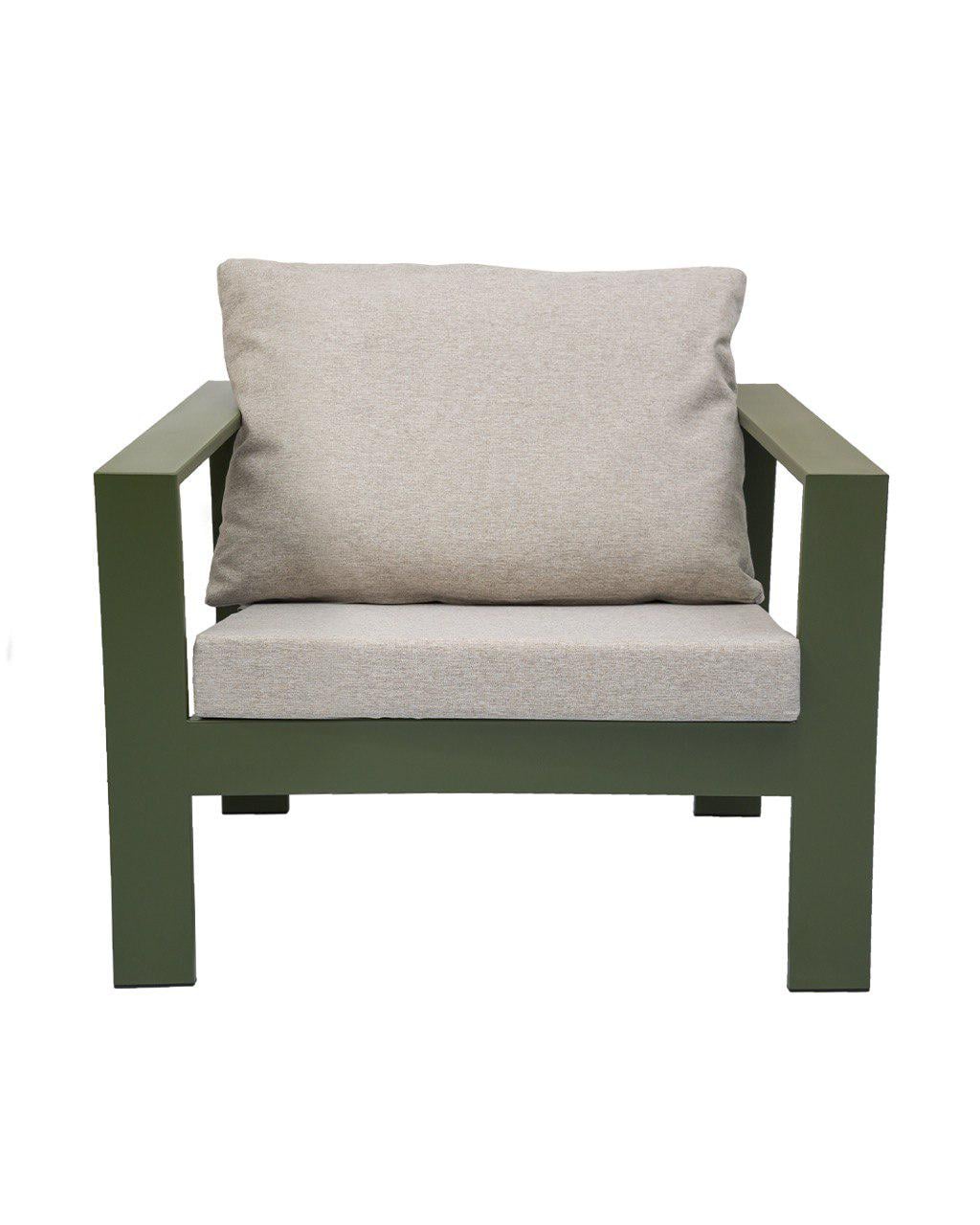 Крісло металеве Damians Verde 82,5x90x79 см Зелений (7910021.D6003)