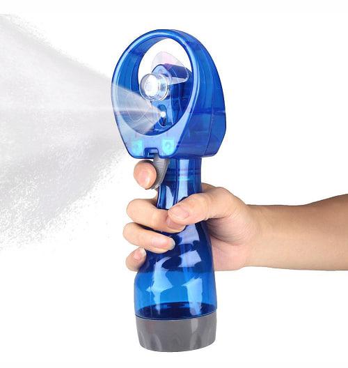 Вентилятор Water Spray Fan з розпиленням води переносний Синій - фото 2