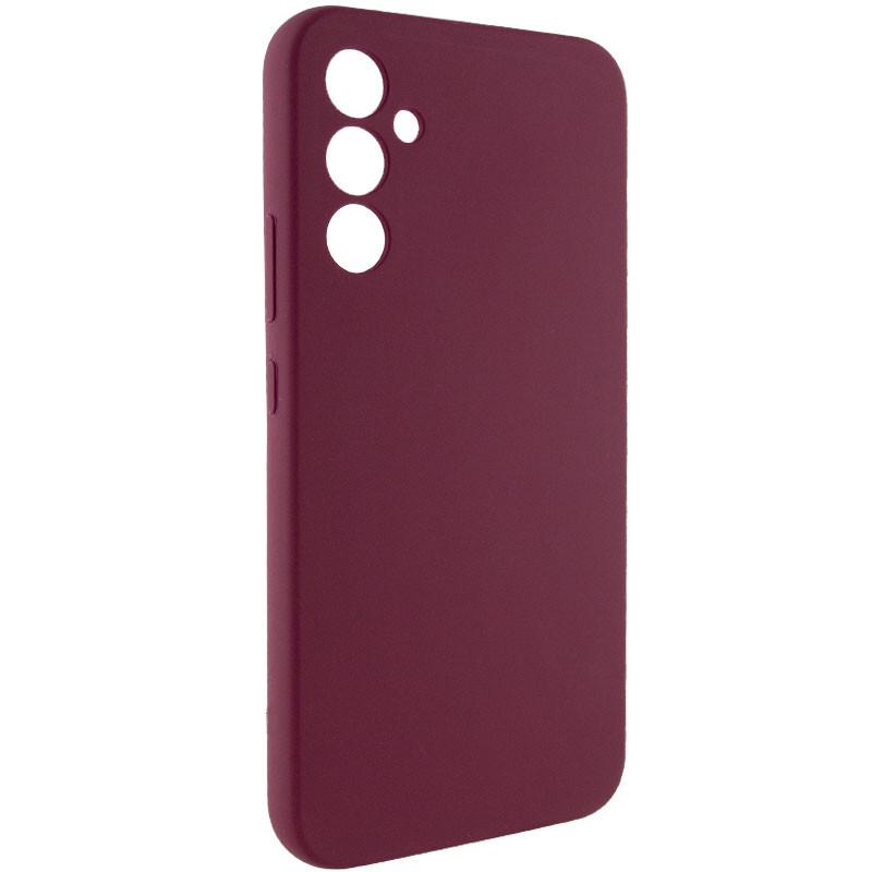 Противоударный Чехол Silicone Cover Lakshmi Full Camera (AAA) для Samsung Galaxy A34 5G Бордовый / Plum - фото 2