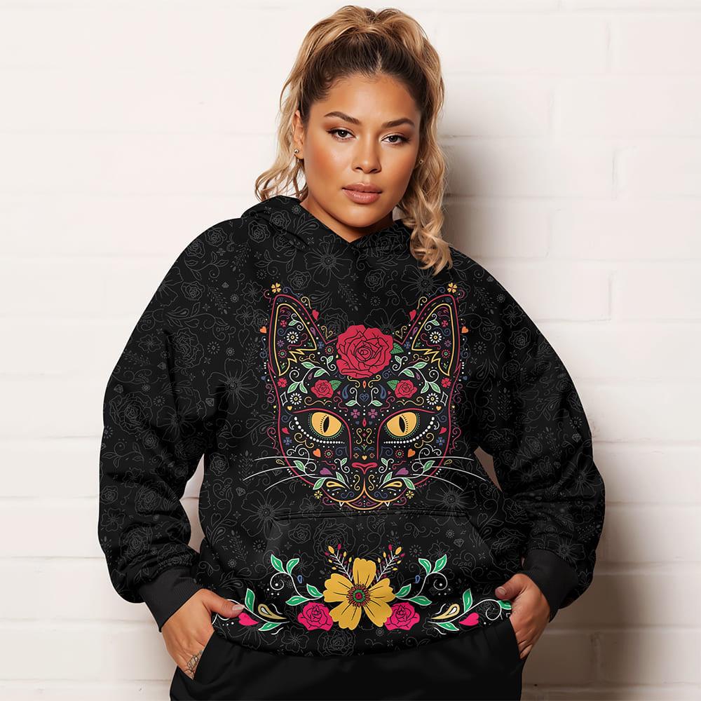 Худі жіноча Астрал батал 6XL Чорний (11356)