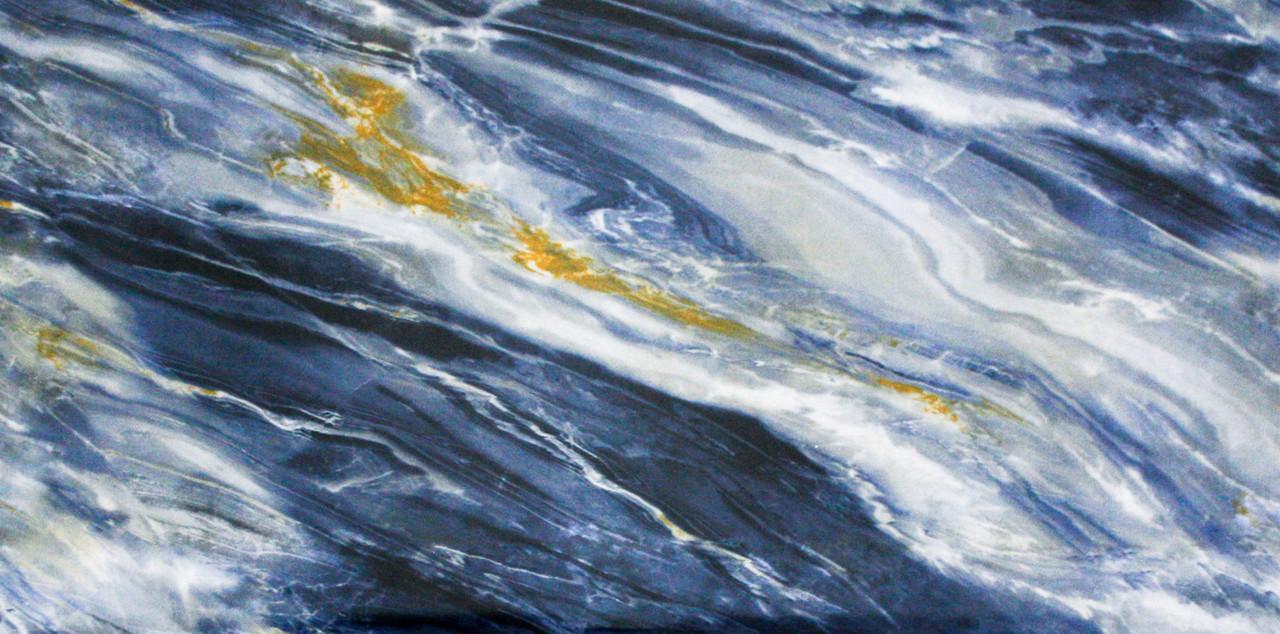 Панель самоклеюча глянцева РЕТ під колір структури 600х300х2,5 мм Глибокий лазурний (VN3-128) - фото 1 Панель самоклеюча глянцева РЕТ під колір структури 600х300х2,5 мм Глибокий лазурний (VN3-128) - фото 1