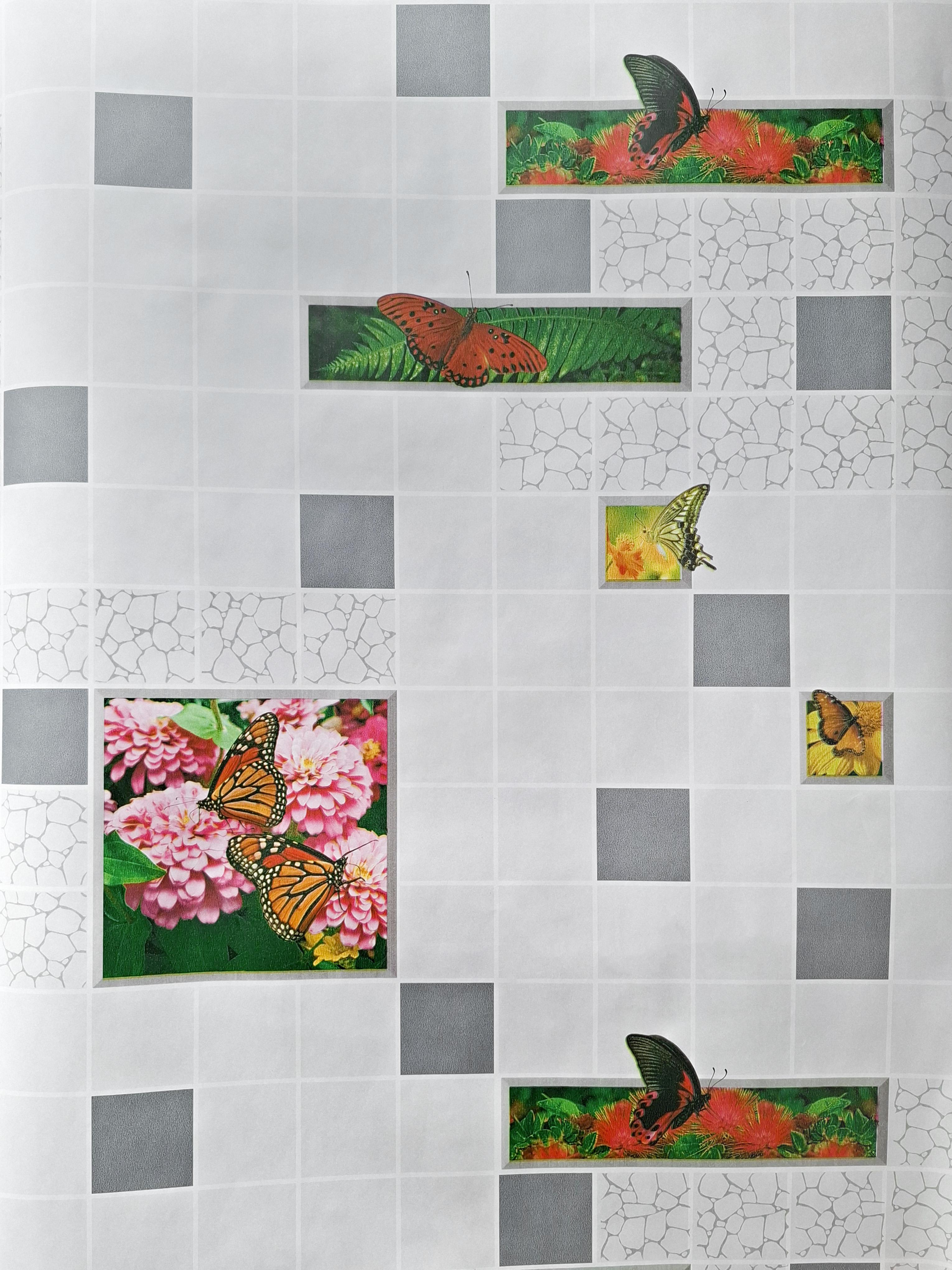 Обои бумажные влагостойкие Шарм Батерфляй 135-02 - фото 4