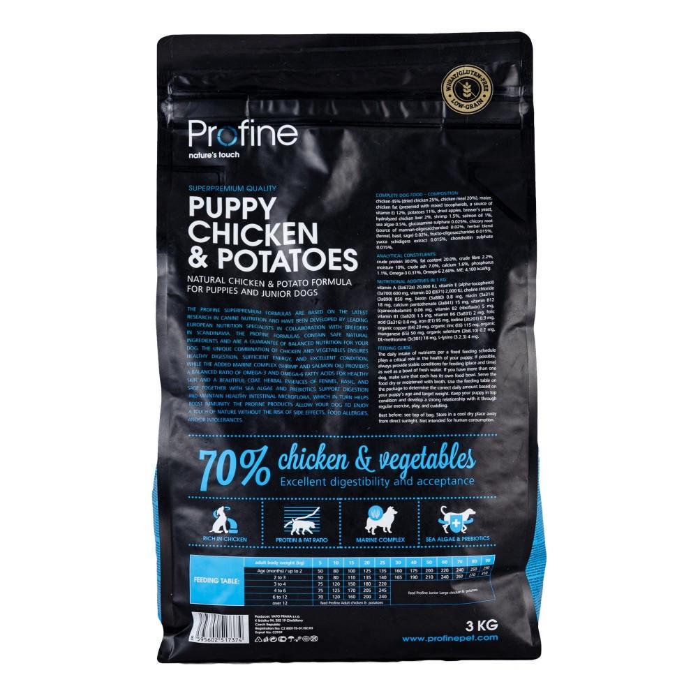 Корм сухой для щенков Profine Puppy Chicken 3 кг (1789920078) - фото 3 Корм сухой для щенков Profine Puppy Chicken 3 кг (1789920078) - фото 3