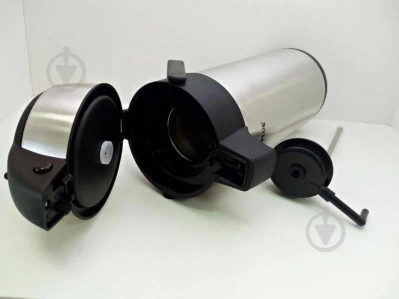 Термос із насосом 4 л A-plus 1609 Сталевий (101047) - фото 2