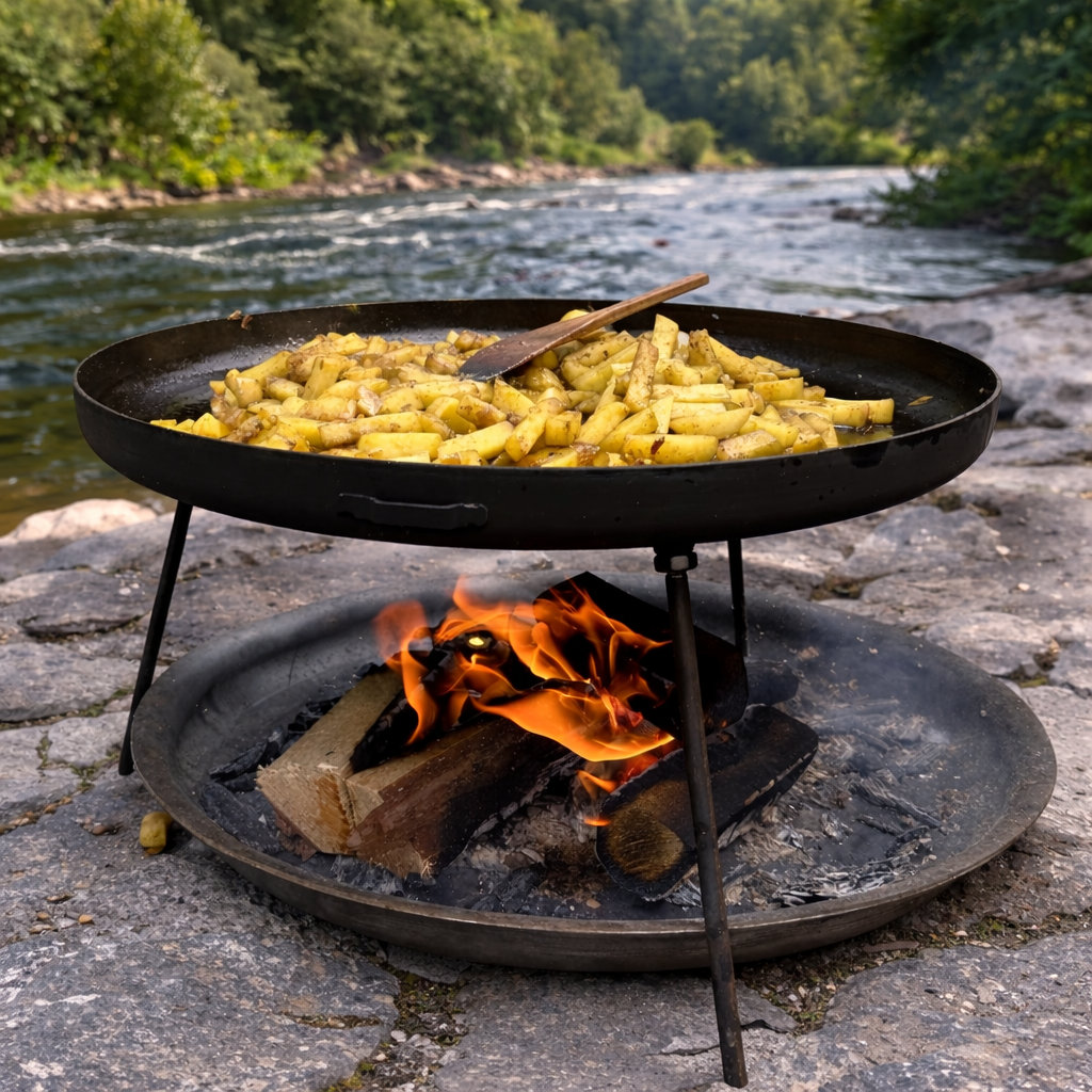 Сковорода из диска Jooki Фрея с крышкой 50 см