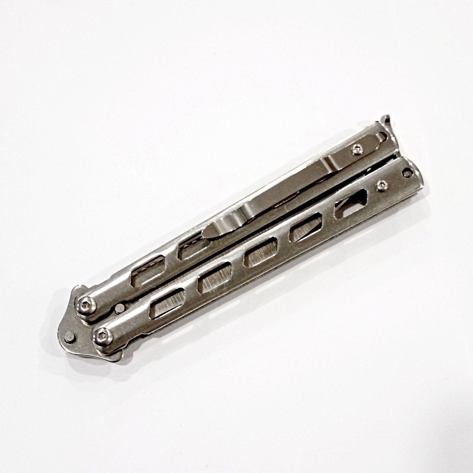 Нож-бабочка A1010 в серебре (33910)