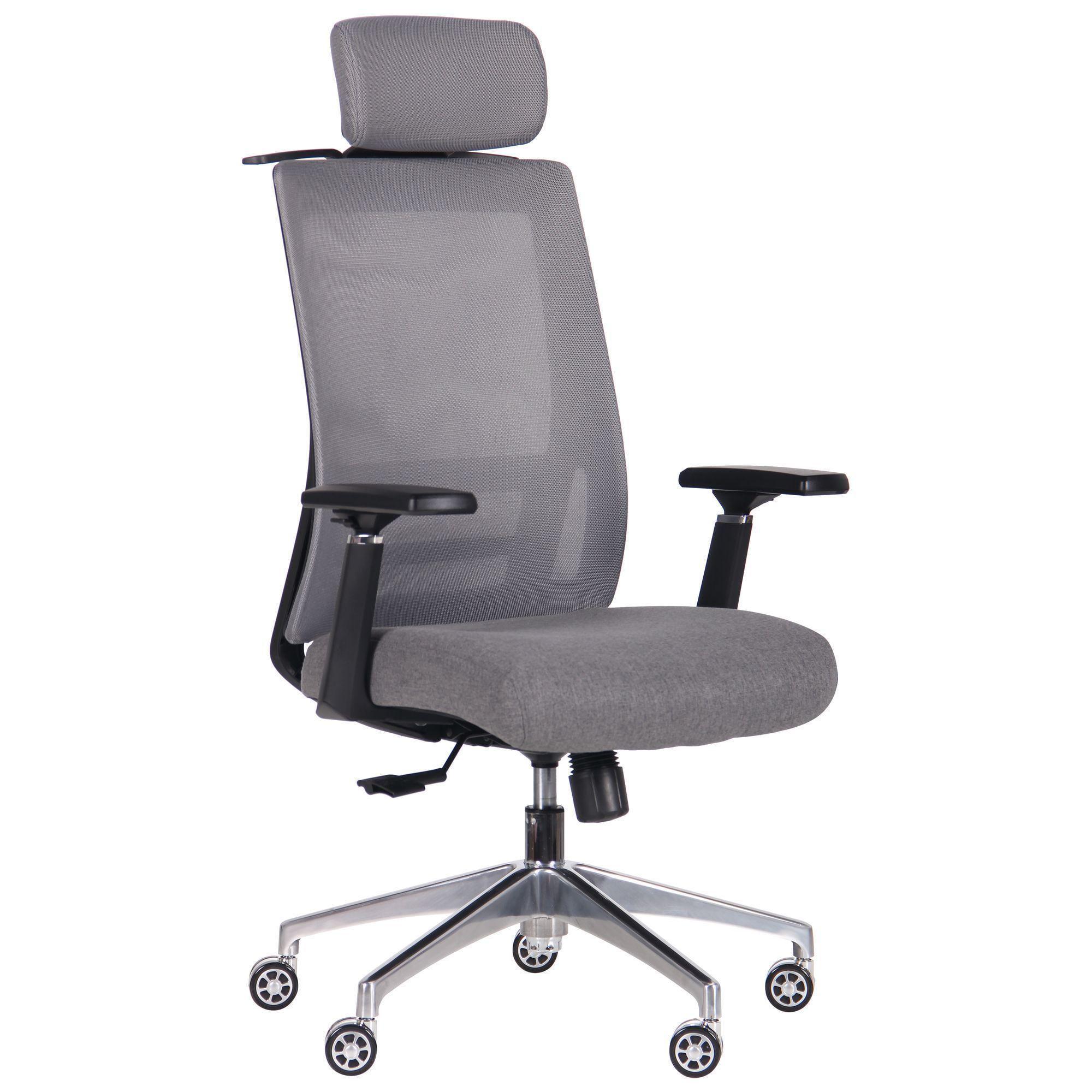 Офисное кресло AMF Self 1160+100х630х640 Хром/Серый