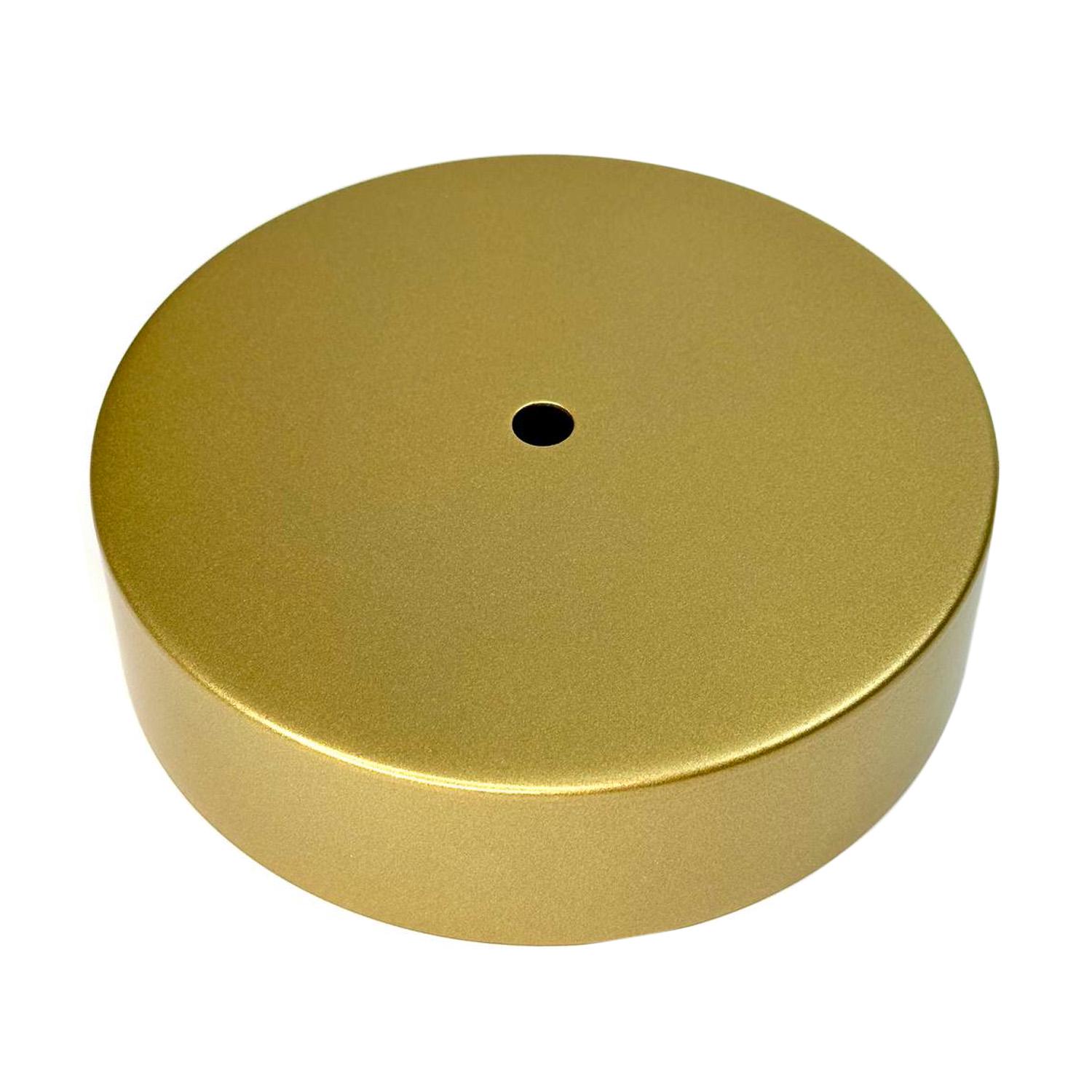 Розетка потолочная d 150х40 мм под драйвер Золото (52048) - фото 3 Розетка потолочная d 150х40 мм под драйвер Золото (52048) - фото 3