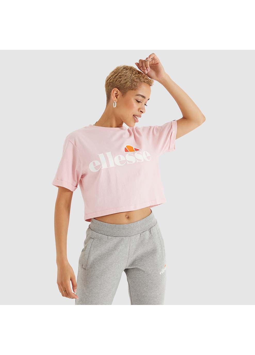 Футболка жіноча Ellesse Alberta Cropped Tee XL Рожевий (7dSGS04484-808 XL) - фото 1