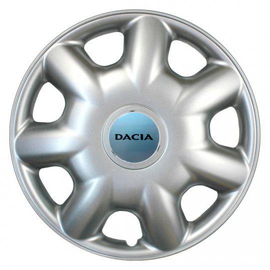 Автомобильные колпаки SKS 218 R14 с логотипом Dacia 4 шт. Серебристый