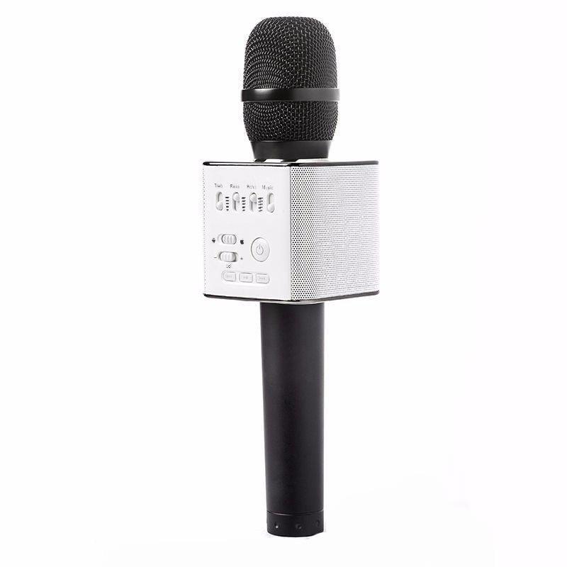 Микрофон-караоке Q9 MK портативный с динамиком и чехлом Черный (1Q9MK03145) Микрофон-караоке Q9 MK портативный с динамиком и чехлом Черный (1Q9MK03145)