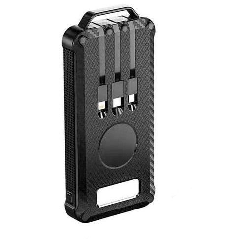 Повербанк із сонячною панеллю VHG DN54 10000 mAh Portable Solar Charger Wireless Black