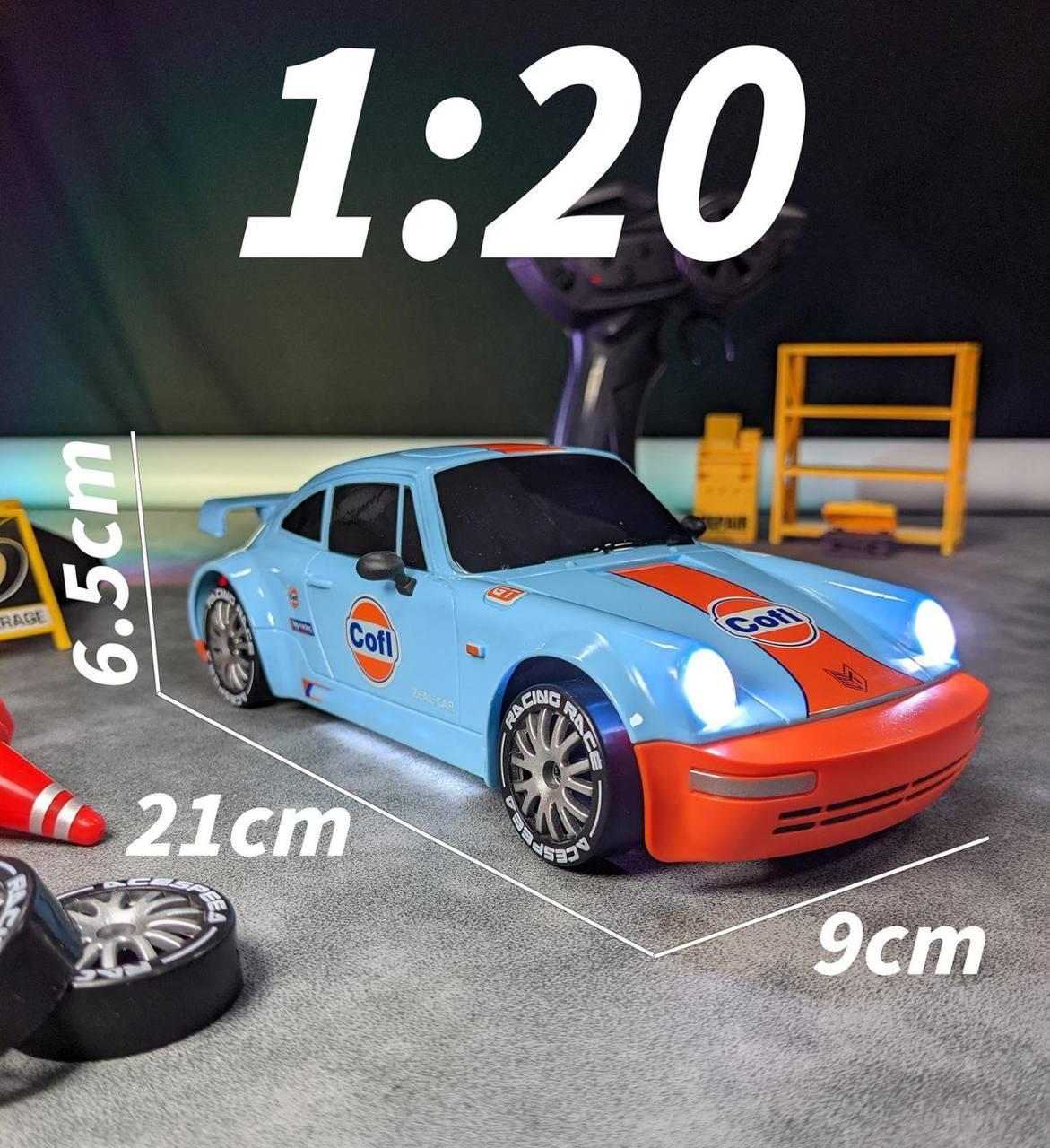 Машинка для дрифта на радиоуправлении полноприводная Fayee 1:20 со светодиодной подсветкой Blue (n6h-02e-39z) - фото 3 Машинка для дрифта на радиоуправлении полноприводная Fayee 1:20 со светодиодной подсветкой Blue (n6h-02e-39z) - фото 3